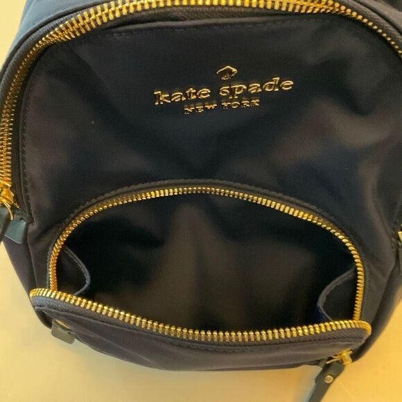Kate Spade New York Small Watson Lane Hartley Varsity Stripe Nylon Backpack.prep - Picture 7 of 16